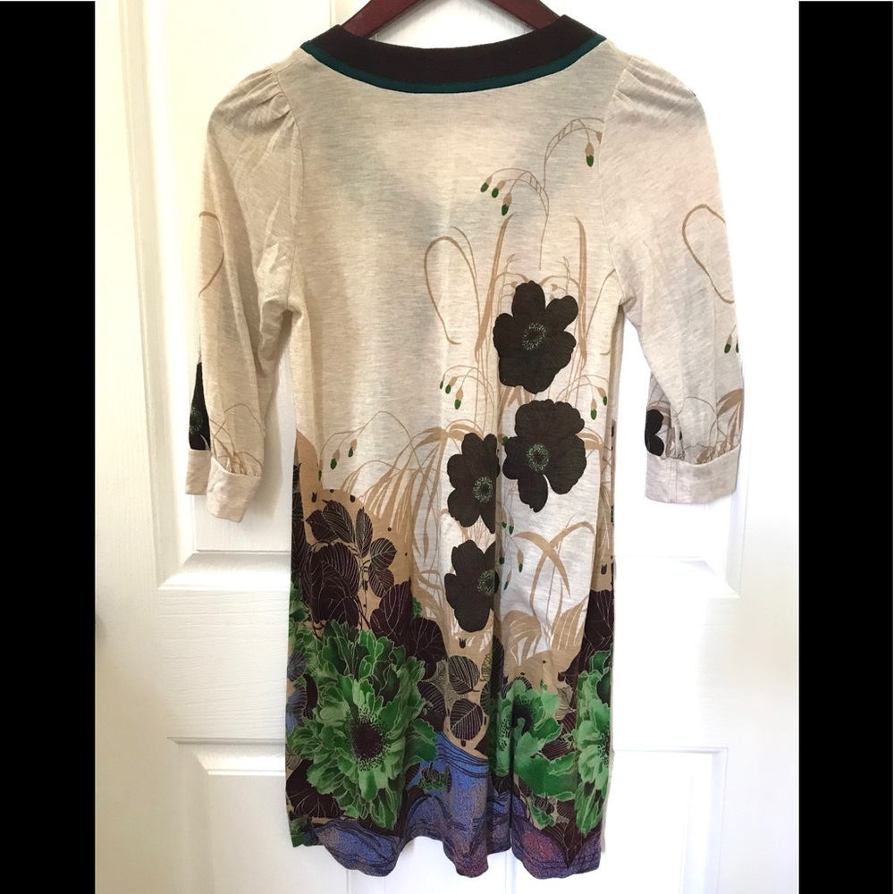 Orion London floral 3/4 sleeve shift dress, small - Picture 4 of 5